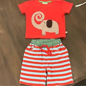 Adorable Frugi Outfit w/ Elephant